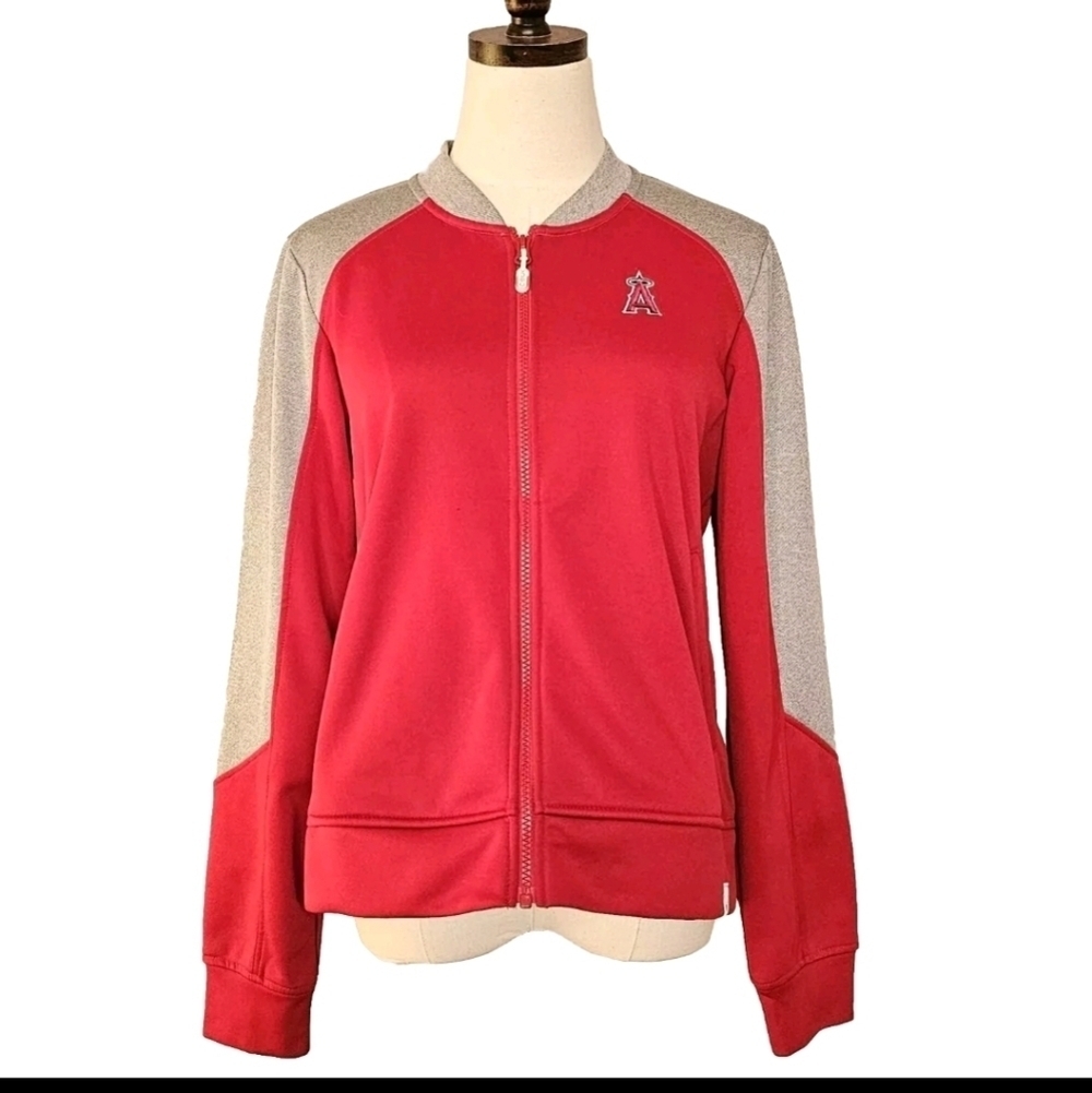 Cutter & Buck Women’s Full Zip Red Gray  San Francisco 49ers Athletic Jacket